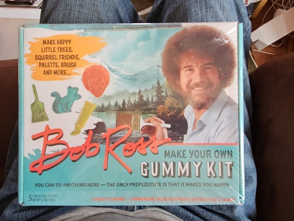 Bob Ross DIY Gummy Kit Make your own Gummy Candies in Cool Bob Ross Shapes NOS
