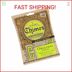 Chimes Ginger Chews, Original, 5 Ounce (Pack of 1)