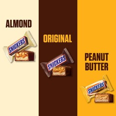 Snickers Variety Mix Fun Size, Bulk Wrapped Chocolate Candy Bars (4 Pounds) Sale