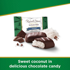 Russell Stover Sugar-Free Coconut Flavor, Bulk Chocolate Candy Bars (4 Pounds)