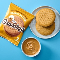 Galletas, Mantequilla De Mani, 2.5 Oz (Paquete De 10)
