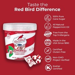 All-Natural Soft Peppermint Candy, 96 Pieces per Tub – Perfect for Any Occasion
