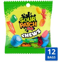 Chews Soft & Chewy Candy, Bulk Candy, 12-2.12 oz Bags