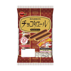 Japan Chocolate-Filled Biscuits Bourbon Chocolaire 14 Sticks × 12 bags