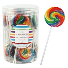 Rainbow Lollipops, 24 Pack, Swirl Lollipops, Individually Wrapped Lollipops,…