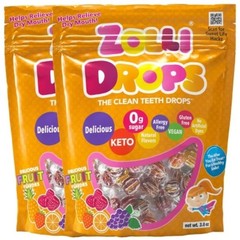 Drops Sugar Free Fruit Candy Double – 3oz: Kosher, Non-GMO, Ready to Eat