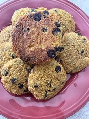 Keto Pumpkin Chocolate Chip Cookies *Diabetic Friendly* Gluten Free*Sugar Free