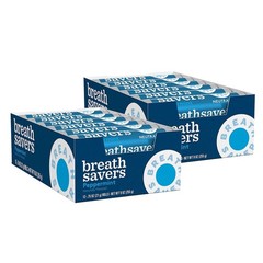 Breathsavers Peppermint Mints, 24-Count (2 0.75 Ounce (Pack of 24), White