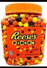 Hershey Reese’s Pieces Peanut Butter Candy 62 Ounce Jar EXP 04/2027