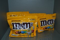 (4) M&M’s Peanut Milk Chocolate Candy, Sharing Size Bags, 10.05 oz Each, BB 3/27