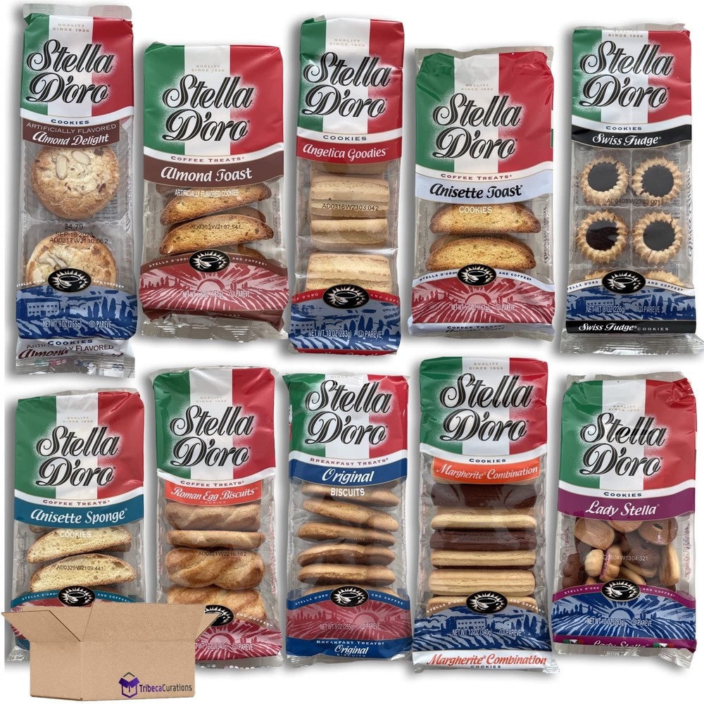 Stella D’oro Stella 10 Flavor Ultimate Cookie Variety Pack | Pack of 10