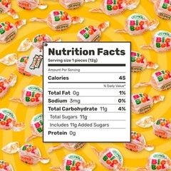 Super Big Bol Bubble Candy Gum 14 oz – SUPER 1 Count (Pack of 1), Orange