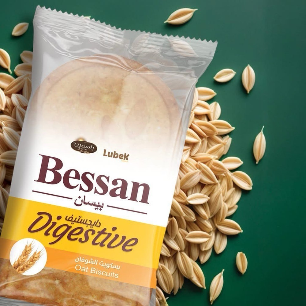 Bessan With Oat Biscuits 40gm-Digestive FREE &FAST SHIPPING بسكويت بالشوفان