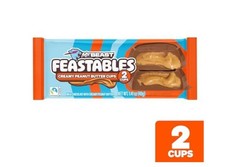 Feastables MrBeast Peanut Butter Cups, Milk Chocolate & 24 Count (Pack of 2)