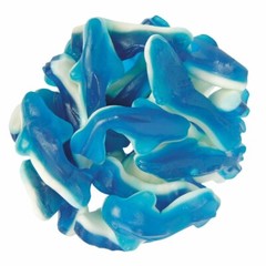 Gummy Killer Sharks Blue & White NY Candies Gummy FREE SHIP