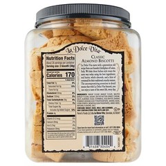 Nonni’s La Dolce Vita Classic Italian Almond Biscotti 34 Ounce Container