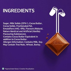 Cadbury Dairy Milk Family Pack Chocolate Bar, 112 gram | Pack of 5