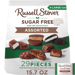 RUSSELL STOVER Sugar Free Assorted Chocolate Candy 15.7 oz bag