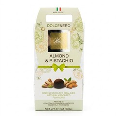 Almond Pistachio Dark Chocolate Pralines Natural Assorted Flavours – Dolcenero