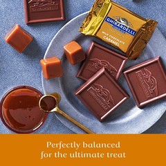 Ghirardelli Milk Chocolate Caramel SQUARES Case Pack (430 ct) Premium EXP 04/26