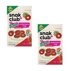 Snak Club Tajin Watermelon Rings Gummies 5 oz Bags Chili Lime Candy 3 Pack
