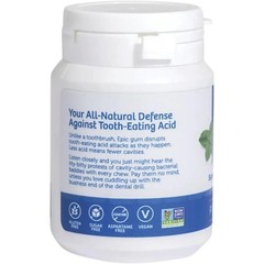 Epic Dental 100% Xylitol Sweetened Breath Mints, 180 Count (Pack of 1), White