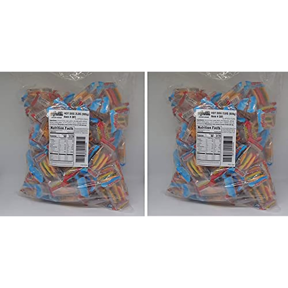 efrutti Hot Dog Gummy Candy, 2 LB | 2-Pack (4 total lbs.)