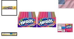 Classic 12-Pack Rainbow Candy Boxes – Tangy, Crunchy Treats for Movie Lovers