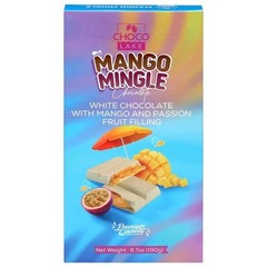 Choko Lake Mango Mingle, white chocolate with mango & passion fruit filling 190g