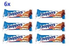 6x Knoppers Hazelnut Bars 40g / 1.42lbs Sweet Chocolate Candies