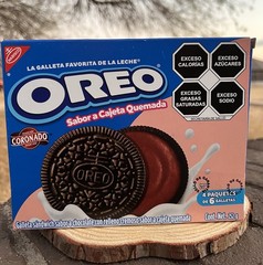 1 CAJA GALLETAS OREO SABOR CAJETA QUEMADA 252g 4 PAQUETES DE 6 GALLETAS Mexico