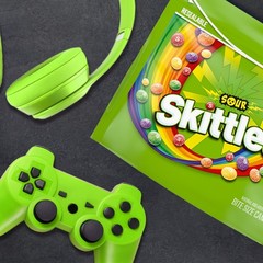 Skittles Sour Candy, Chewy Fruit Candies, Share Size, 13.7 oz Bag
