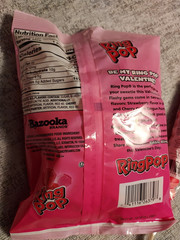 3ct 0.35 oz Bag RING POP Cherry Craze/Strawberry Tongue Painters & Twist Sucker