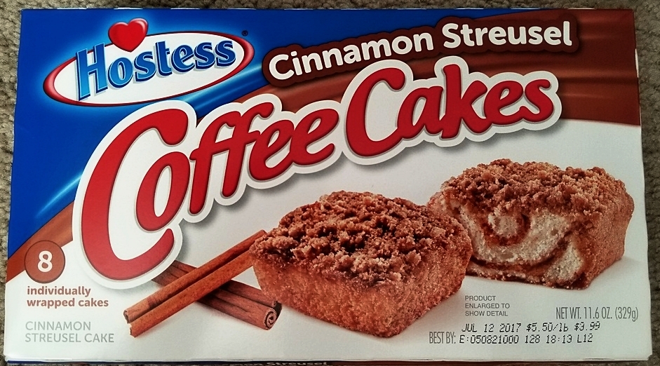 NEW Hostess Cinnamon Streusel Coffee Cakes 8 Count
