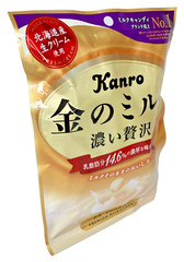 Japan Candy Kanro Golden Milk Flavor Candy 80g×6 bags