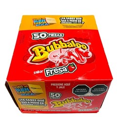 Delicious Strawberry Bubble Gum 50 Count Pack – Kids’ Flavorful Treats