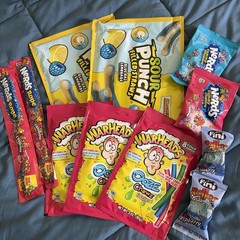 Nerds, Warheads, Sour Punch Straws And Roller Extra Sour Candy