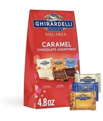 TWO! Ghirardelli Limited Edition Assorted Chocolate Caramel Squares 4.8 oz Ea