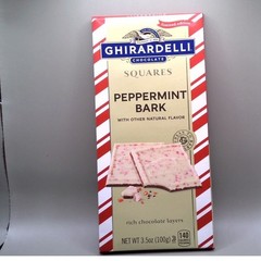 Ghirardelli Peppermint Bark Chocolate Squares Limited Edition 3.5oz Bar Holiday