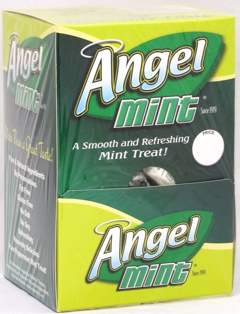 Angel Mint Soft Mints Candy 110 Count Box Classic Bulk Candies Peppermint Melt