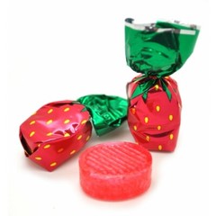 Strawberry Filled, Wrapped Hard Candy – 2 lbs. ~ YANKEETRADERS® ~ FREE SHIPPING
