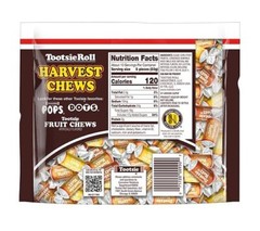 Tootsie Roll Harvest Chews Halloween Candy – 4 Fall Flavors – Pumpkin Spice, Etc