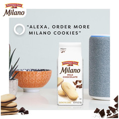 Milano Milk Chocolate Cookies, 6 OZ Bag (15 Cookies)