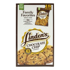 NEW Linden’s Chocolate Chip Cookies, 3 ct./18 pk – Kosher Chocolate Chip Cookies