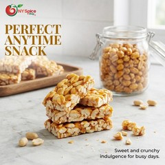 Peanut Crunch Bar – Crunch Bars by NY Spice – Premium Quality – FREE SHIP