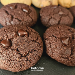 KETO CHOCOLATE Homemade Cookies – Low-Carb, Sugar-Free & Gluten-Free