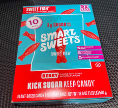 SmartSweets Sweet Fish Plant-Based Gummy Candy, 1.8 oz, 10-count
