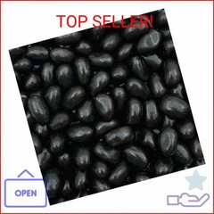 Black Licorice Jelly Beans | 2-Pound Pack | Licorice Candy | Black Jelly Beans f