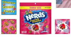 Gummy Clusters 18.5 Ounce Rainbow Treats Perfect for Birthdays and Halloween