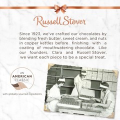 Delicious Milk Chocolate Covered Pecans & Caramel, 16.1 Oz Russell Stover Bag